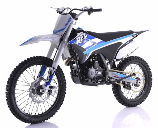 250cc 4-Stroke Dirt Bike with Electric & Kick Start & 21”/18” Off-Road Wheels - THUNDER 250