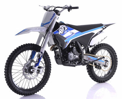 250cc 4-Stroke Dirt Bike with Electric & Kick Start & 21”/18” Off-Road Wheels - THUNDER 250