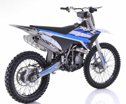 250cc 4-Stroke 5 Speed Manual Apollo Dirt Bike with Electric & Kick Start & 21”/18” Off-Road Wheels - THUNDER 250 DLX