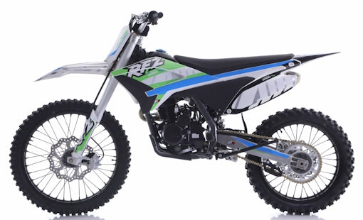 250cc 4-Stroke Dirt Bike with Electric & Kick Start & 21”/18” Off-Road Wheels - THUNDER 250