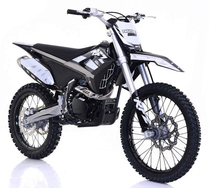 250cc 4-Stroke Dirt Bike with Electric & Kick Start & 21”/18” Off-Road Wheels - THUNDER 250