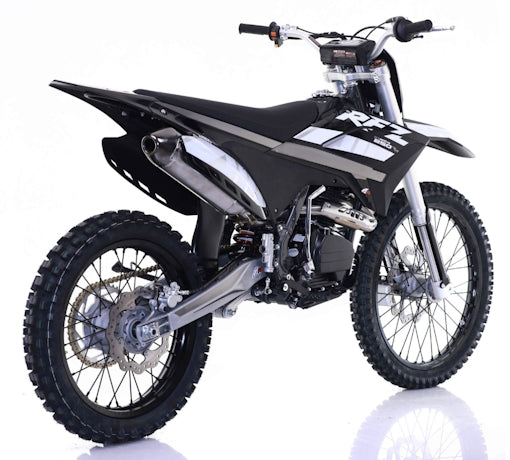 250cc 4-Stroke 5 Speed Manual Apollo Dirt Bike with Electric & Kick Start & 21”/18” Off-Road Wheels - THUNDER 250 DLX
