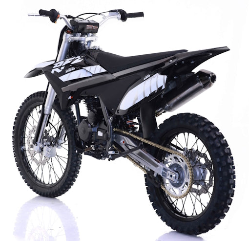 250cc 4-Stroke 5 Speed Manual Apollo Dirt Bike with Electric & Kick Start & 21”/18” Off-Road Wheels - THUNDER 250 DLX