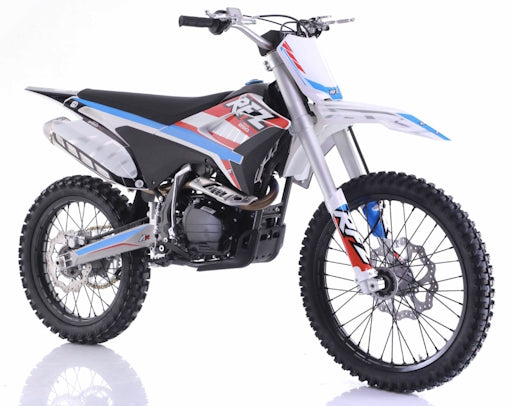 250cc 4-Stroke Dirt Bike with Electric & Kick Start & 21”/18” Off-Road Wheels - THUNDER 250