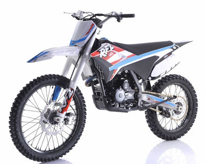 250cc 4-Stroke Dirt Bike with Electric & Kick Start & 21”/18” Off-Road Wheels - THUNDER 250