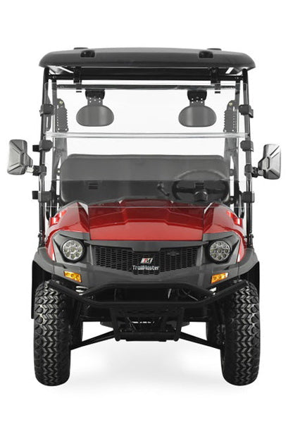 Trailmaster Taurus 450-GX Long Roof 4 Seat UTV / Golf Cart Style / side-by-side 4X4 with High/Low Gear- Rear Seat Converts to Cargo area.