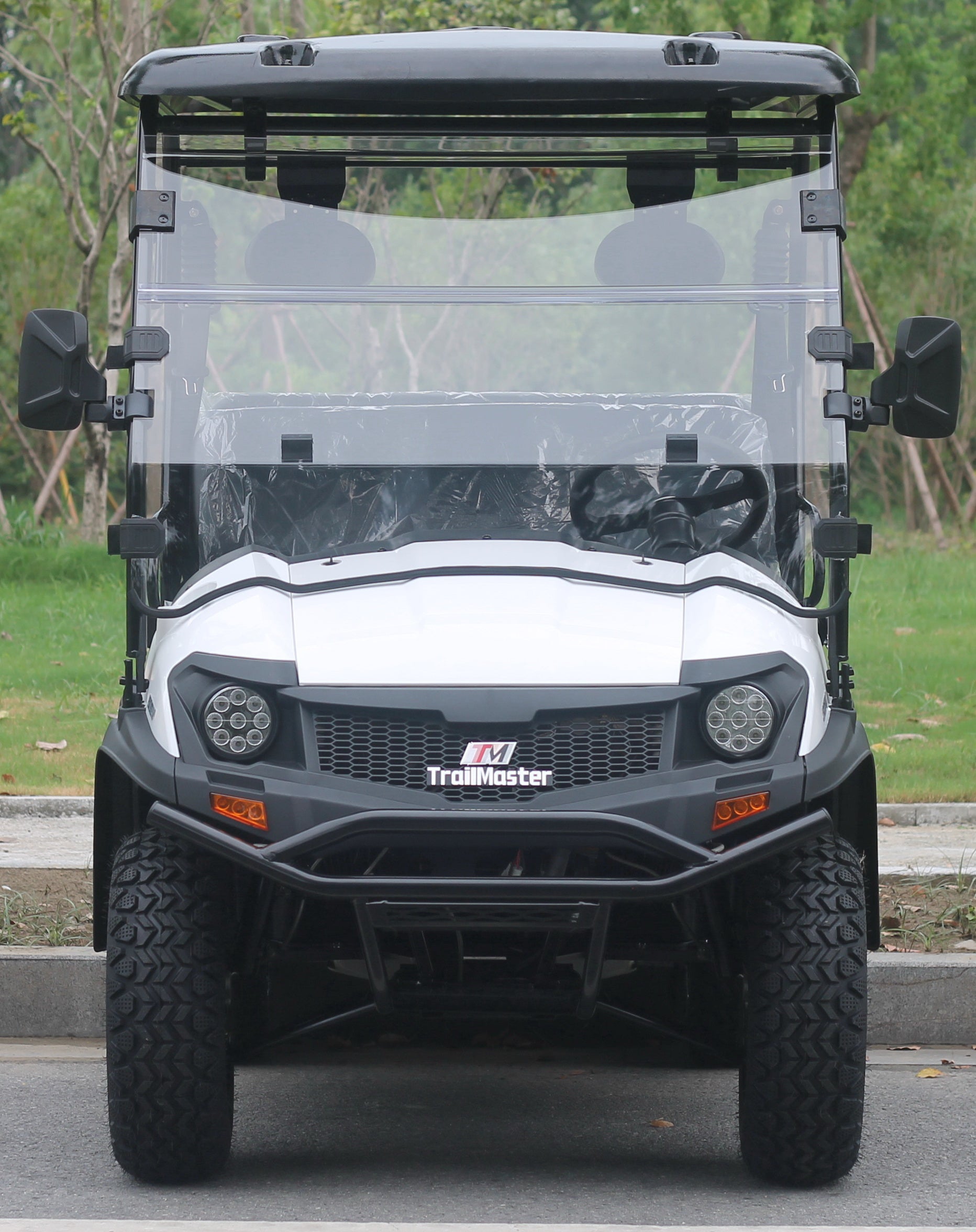 Trailmaster Taurus 50EV, 60 Volt, 4 Seats, rear cargo area, Brushless motors, Full DOT light package included, Optional dump bed