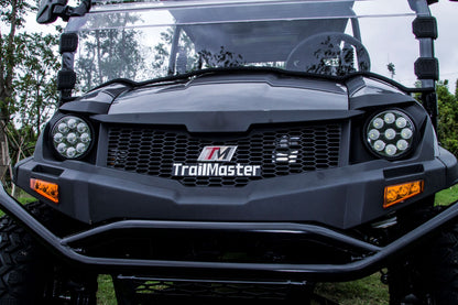 Trailmaster 80ED-U, 4 seat 72 Volt with 200lb dump bed, Custom Rims, 10.5 Inch Ground Clearance