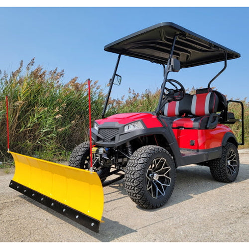 Terminator 48v Electric Golf Cart Four Seater NEW W/PLOW - Massive Rims/Tires & Optionally Fully Loaded