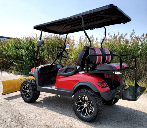 Terminator 48v Electric Golf Cart Four Seater NEW W/PLOW - Massive Rims/Tires & Optionally Fully Loaded