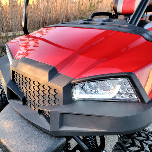 Terminator 48v Electric Golf Cart Four Seater NEW W/PLOW - Massive Rims/Tires & Optionally Fully Loaded