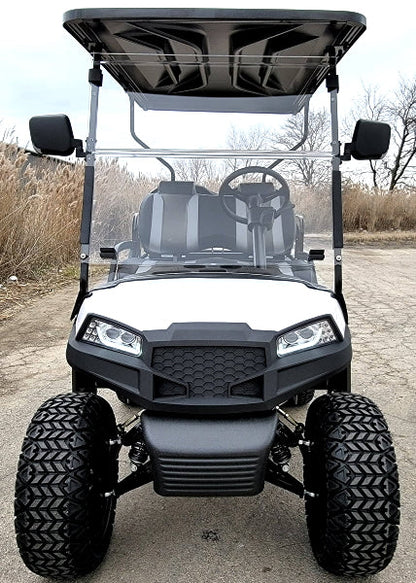Terminator 48v Electric Golf Cart Four Seater BRAND NEW - Massive Rims/Tires Flip Seat & Optionally Fully Loaded - White