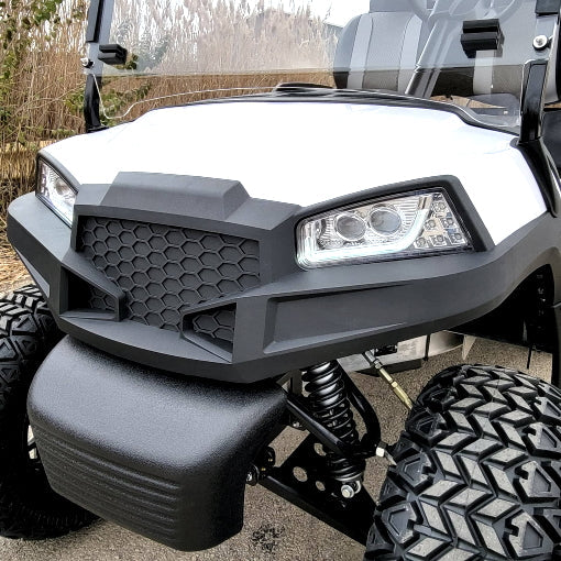 Terminator 48v Electric Golf Cart Four Seater BRAND NEW - Massive Rims/Tires Flip Seat & Optionally Fully Loaded - White