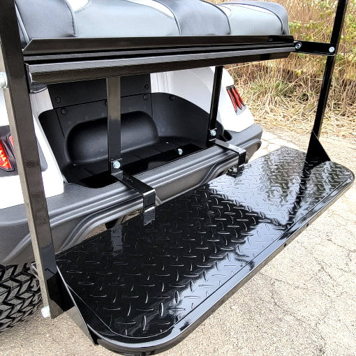 Terminator 48v Electric Golf Cart Four Seater NEW - Massive Rims/Tires & - Blue Body/Blue Seats