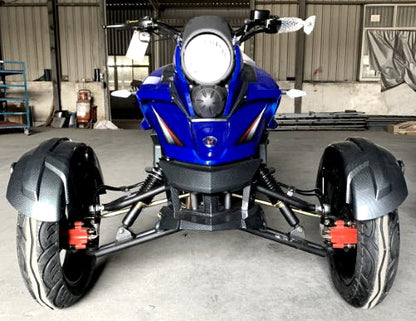 GSI - 200cc Tryker Trike Scooter Gas Moped Fully Automatic with Reverse - JassCol 200 Trike