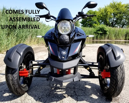 GSI - 200cc Tryker Trike Scooter Gas Moped Fully Automatic with Reverse - JassCol 200 Trike