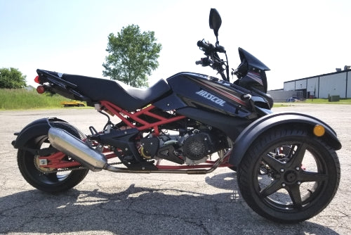GSI - 200cc Tryker Trike Scooter Gas Moped Fully Automatic with Reverse - JassCol 200 Trike
