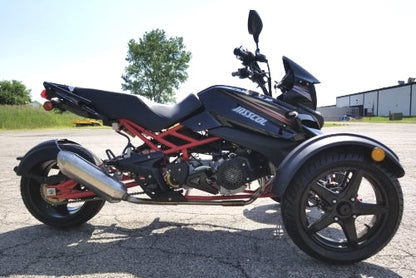 GSI - 200cc Tryker Trike Scooter Gas Moped Fully Automatic with Reverse - JassCol 200 Trike