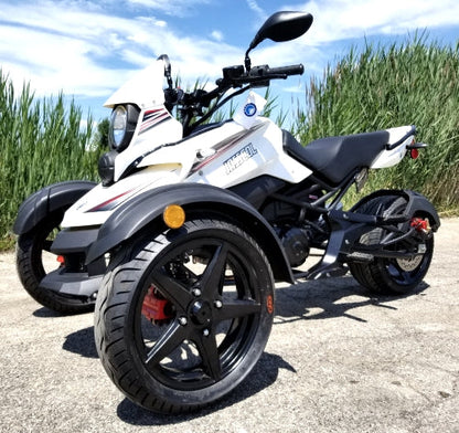 GSI - 200cc Tryker Trike Scooter Gas Moped Fully Automatic with Reverse - JassCol 200 Trike