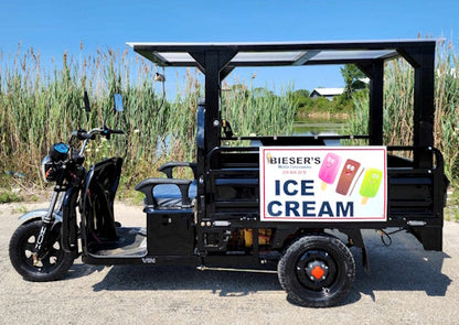 Electric Powered Tuk Tuk Food Trailer Ice Cream Coffee Trike Business Vehicle