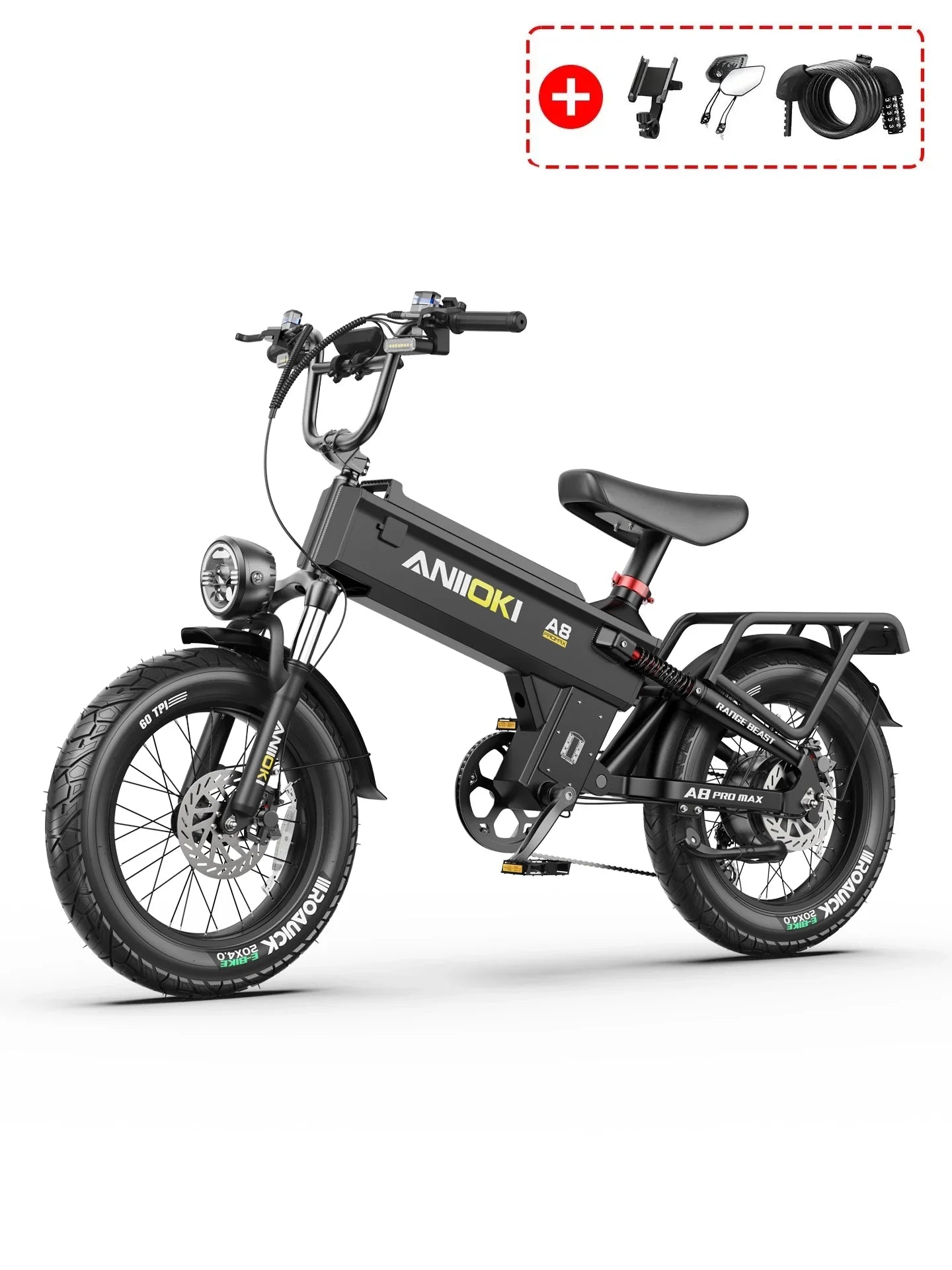 Aniioki A8 Pro Max Fat Tire E-Bike
