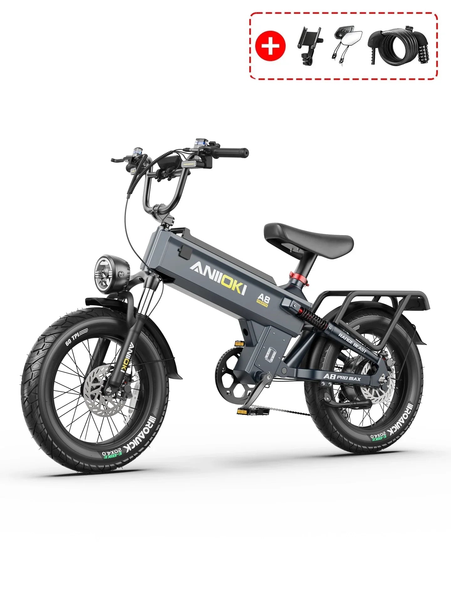 Aniioki A8 Pro Max Fat Tire E-Bike