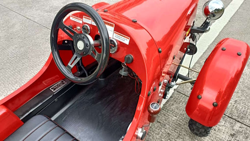 GSI - 125cc Vintage Roadster Semi Automatic With Reverse Golf Cart Go Kart Mini Jeep & Electric Start - ZH-LYC-125