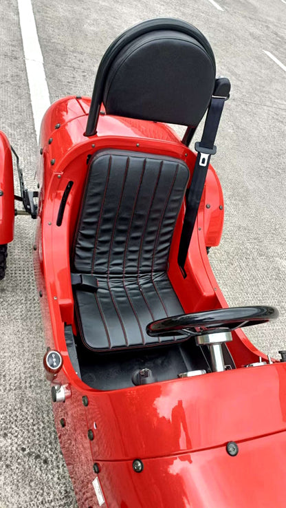 GSI - 125cc Vintage Roadster Semi Automatic With Reverse Golf Cart Go Kart Mini Jeep & Electric Start - ZH-LYC-125