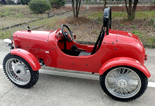 GSI - 125cc Vintage Roadster Semi Automatic With Reverse Golf Cart Go Kart Mini Jeep & Electric Start - ZH-LYC-125
