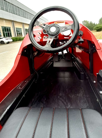 GSI - 125cc Vintage Roadster Semi Automatic With Reverse Golf Cart Go Kart Mini Jeep & Electric Start - ZH-LYC-125
