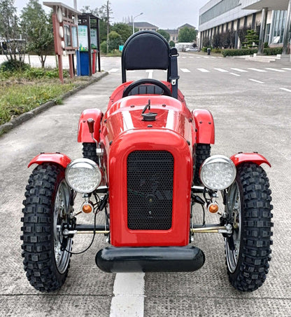 GSI - 125cc Vintage Roadster Semi Automatic With Reverse Golf Cart Go Kart Mini Jeep & Electric Start - ZH-LYC-125