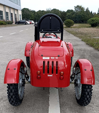 GSI - 125cc Vintage Roadster Semi Automatic With Reverse Golf Cart Go Kart Mini Jeep & Electric Start - ZH-LYC-125
