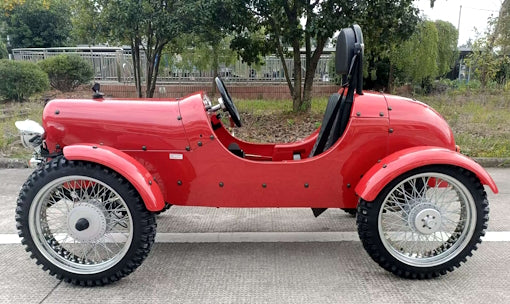 GSI - 125cc Vintage Roadster Semi Automatic With Reverse Golf Cart Go Kart Mini Jeep & Electric Start - ZH-LYC-125