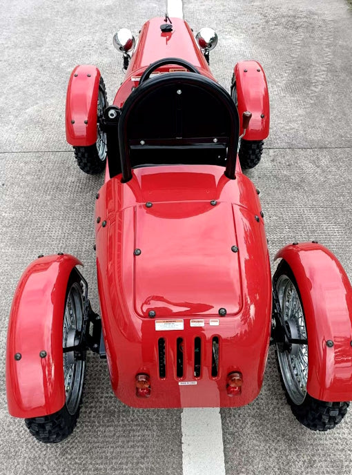 GSI - 125cc Vintage Roadster Semi Automatic With Reverse Golf Cart Go Kart Mini Jeep & Electric Start - ZH-LYC-125