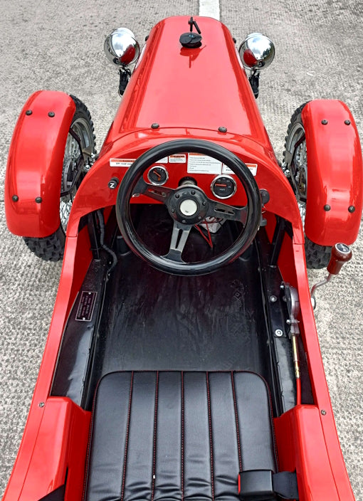 GSI - 125cc Vintage Roadster Semi Automatic With Reverse Golf Cart Go Kart Mini Jeep & Electric Start - ZH-LYC-125