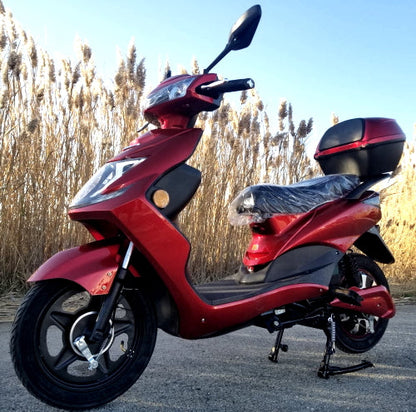 GSI - 500 Watt Wizzer Electric Motor Scooter E-Bike Moped Bicycle With Pedals - YW 182