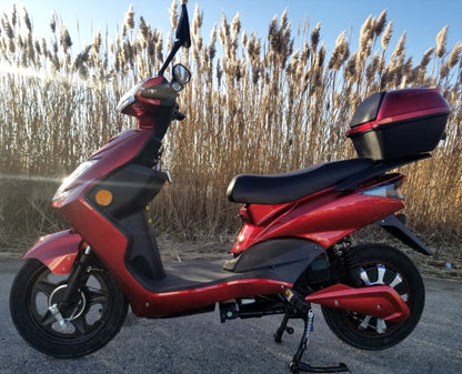 GSI - 500 Watt Wizzer Electric Motor Scooter E-Bike Moped Bicycle With Pedals - YW 182