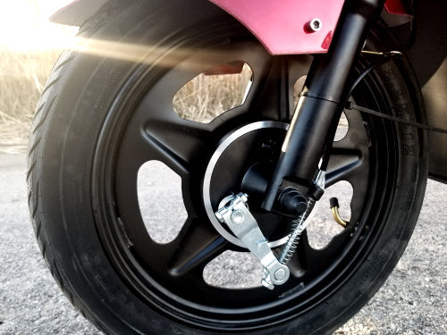 GSI - 500 Watt Wizzer Electric Motor Scooter E-Bike Moped Bicycle With Pedals - YW 182