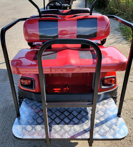 6 Passenger WildCat 48v Electric Golf Cart Limo LSV Low Speed Vehicle Six Seater - 48v - Red - BD600
