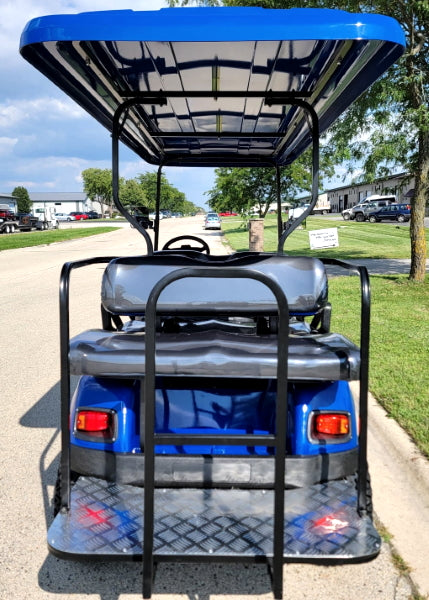 6 Passenger WildCat 48v Electric Golf Cart Limo LSV Low Speed Vehicle Six Seater - 48v - Blue - BD600