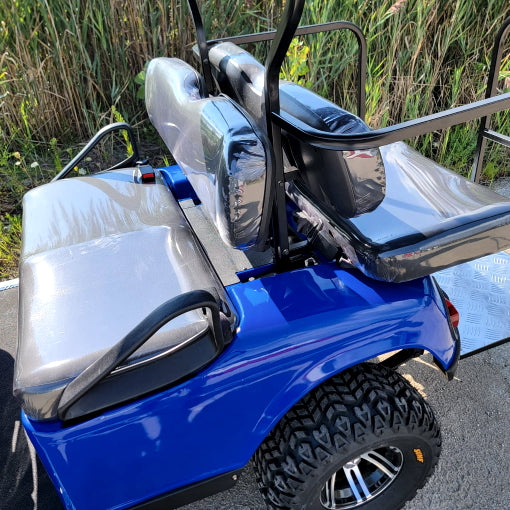 6 Passenger WildCat 48v Electric Golf Cart Limo LSV Low Speed Vehicle Six Seater - 48v - Blue - BD600