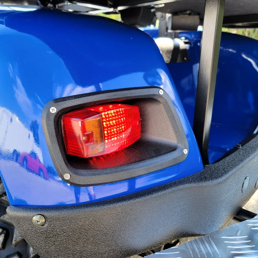 6 Passenger WildCat 48v Electric Golf Cart Limo LSV Low Speed Vehicle Six Seater - 48v - Blue - BD600