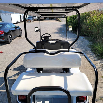 6 Passenger WildCat 48v Electric Golf Cart Limo LSV Low Speed Vehicle Six Seater - 48v - White - BD600