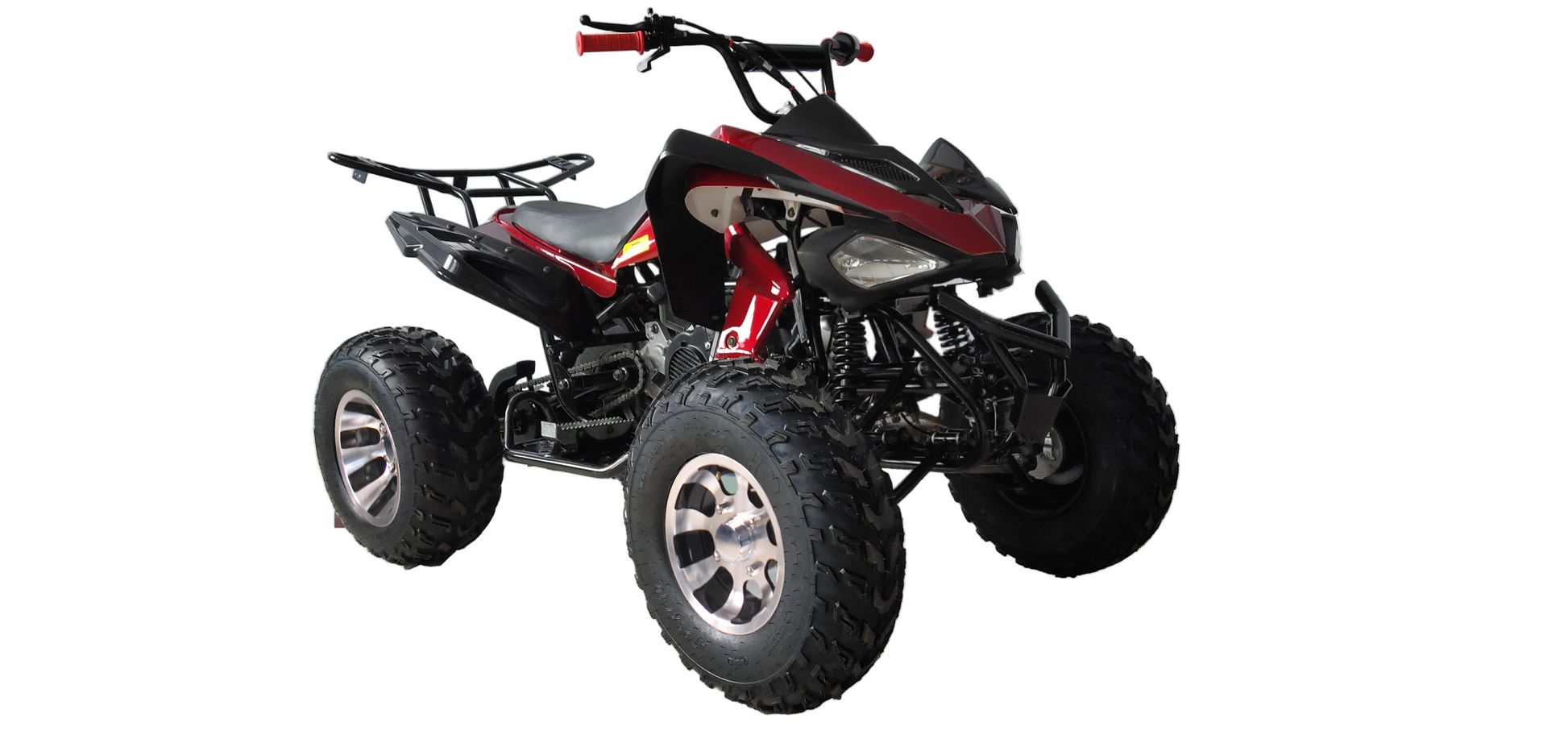 RPS Blizzard 200 Sport ATV - Adult Full Size, 169cc, Automatic with Reverse, 21-Inch Front Tires, Alloy Rims, with Free Battery Charge, up to $49 value