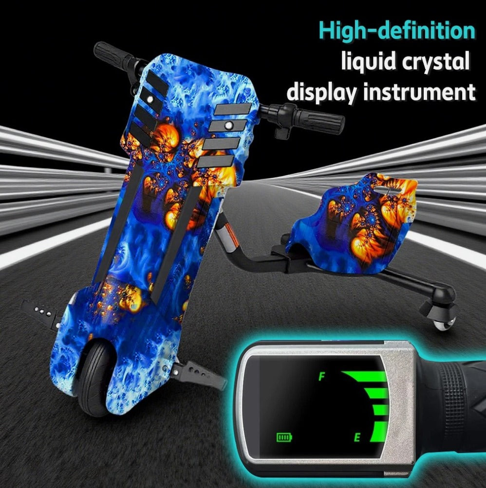 KIDS DRIFTING ELECTRIC SCOOTER FOR BOYS & GIRLS With Adjustable Length  Age4-15
