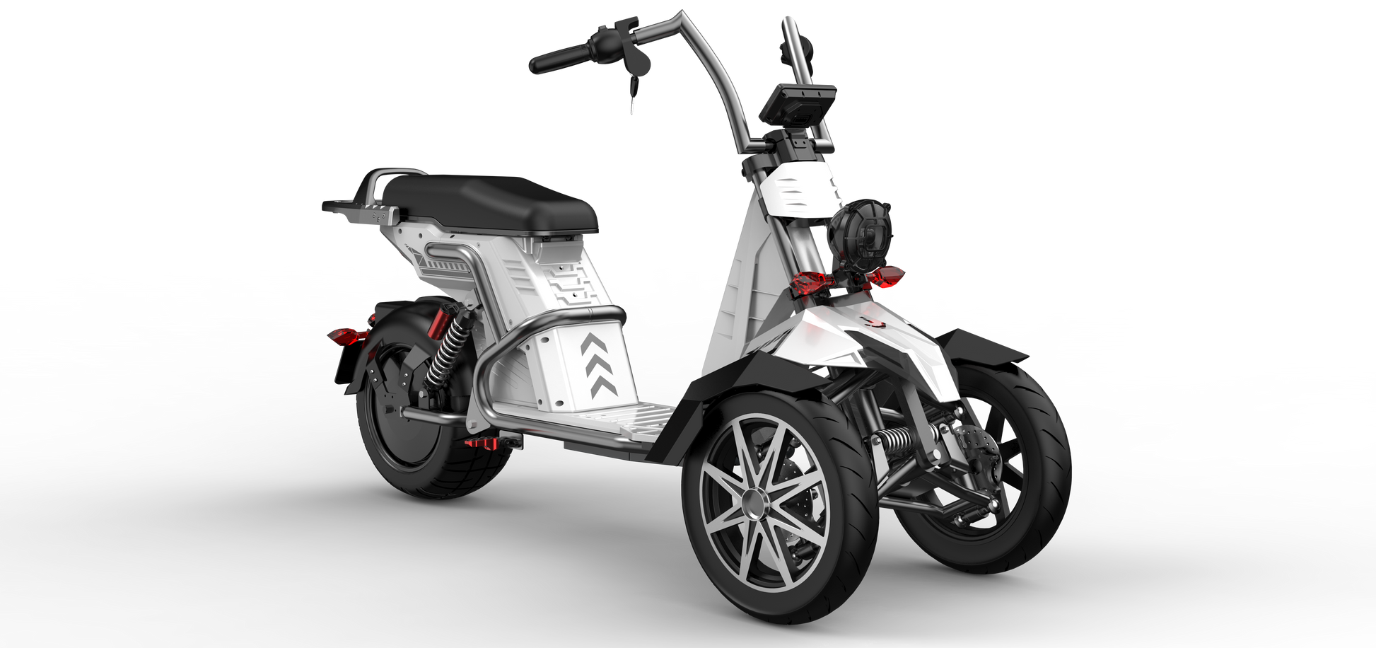 SoverSky T100 Electric Three-Wheel Trike 4000W 60V 50Ah - Private Property Use Only