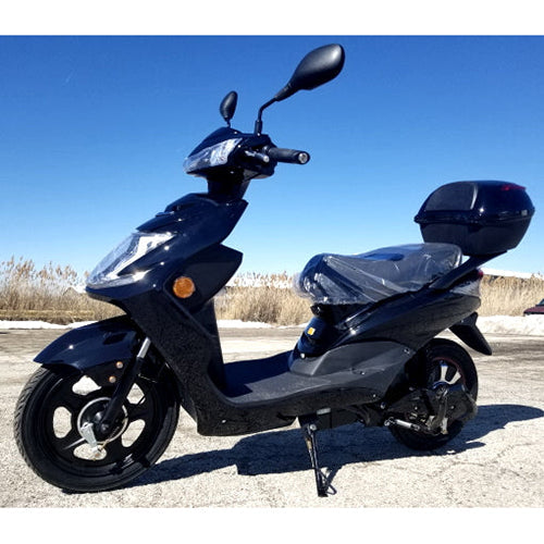 GSI - 500 Watt Wizzer Electric Motor Scooter E-Bike Moped Bicycle With Pedals - YW 182