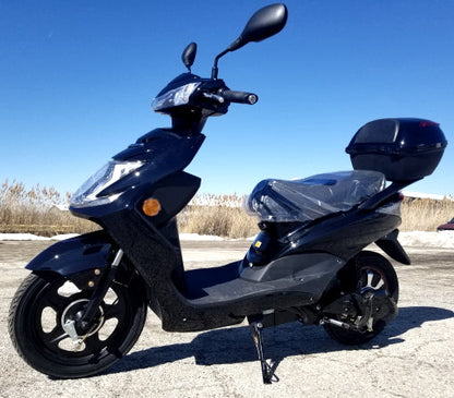 GSI - 500 Watt Wizzer Electric Motor Scooter E-Bike Moped Bicycle With Pedals - YW 182
