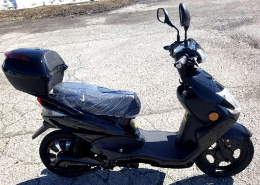 GSI - 500 Watt Wizzer Electric Motor Scooter E-Bike Moped Bicycle With Pedals - YW 182