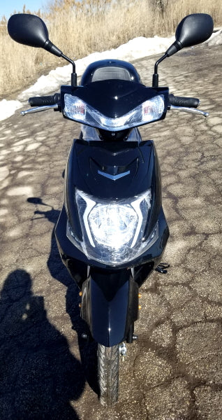 GSI - 500 Watt Wizzer Electric Motor Scooter E-Bike Moped Bicycle With Pedals - YW 182